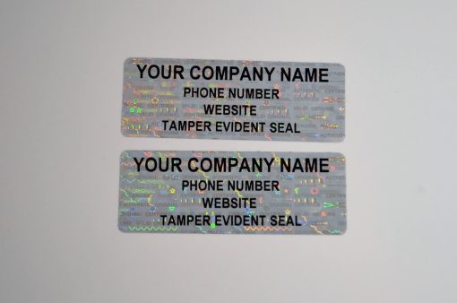 TamperMax®, Tamper-Evident Holographic Security Label Seal Sticker, Rectangle, 2" x 0.75" - Image 4