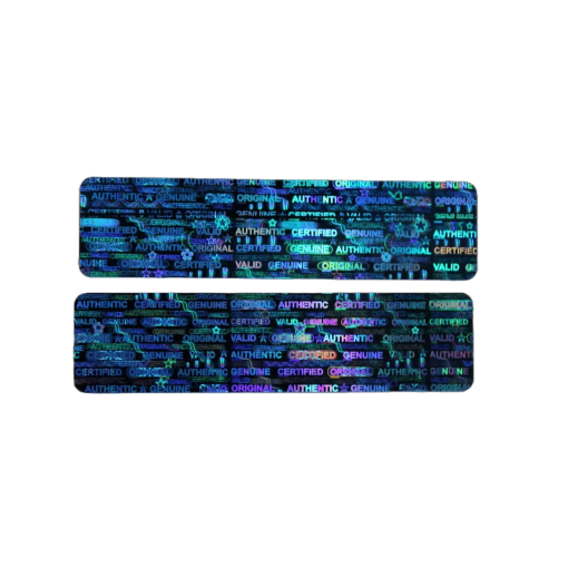 TamperMax®, Tamper-Evident Holographic Security Label Seal Sticker, Rectangle, 2" x 0.5" - Image 5
