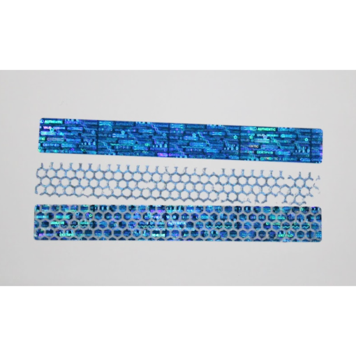 TamperMax®, Tamper-Evident Holographic Security Label Seal Sticker, Rectangle, 4" x 0.5" - Image 2
