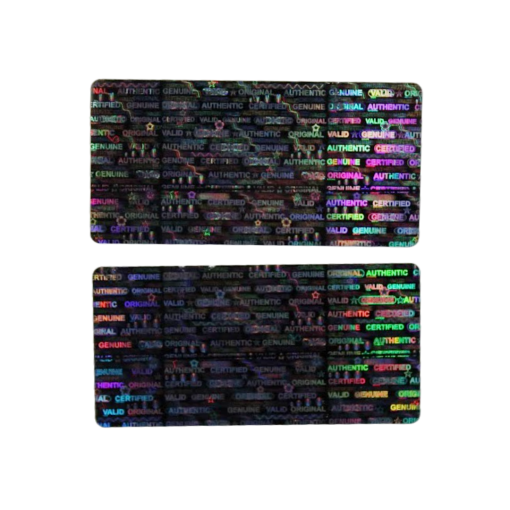 TamperMax®, Tamper-Evident Holographic Security Label Seal Sticker, Rectangle, 2" x 1"