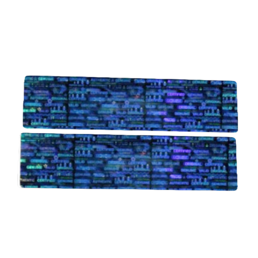 TamperMax®, Tamper-Evident Holographic Security Label Seal Sticker, Rectangle, 4" x 1" - Image 3