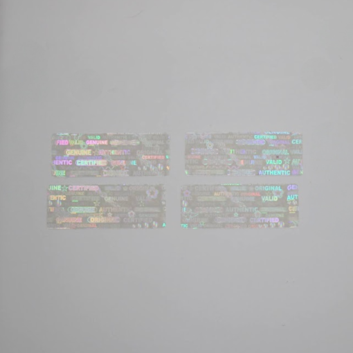TamperMax®, Tamper-Evident Holographic Security Label Seal Sticker, Rectangle, 1" x 0.375" - Image 3
