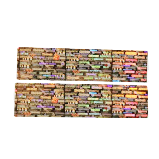 TamperMax®, Tamper-Evident Holographic Security Label Seal Sticker, Rectangle, 4" x 1" - Image 4