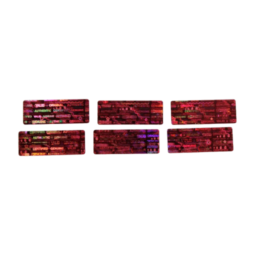 TamperMax®, Tamper-Evident Holographic Security Label Seal Sticker, Rectangle, 1" x 0.375" - Image 7