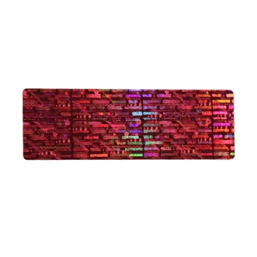 TamperMax®, Tamper-Evident Holographic Security Label Seal Sticker, Rectangle, 3" x 1" - Image 9