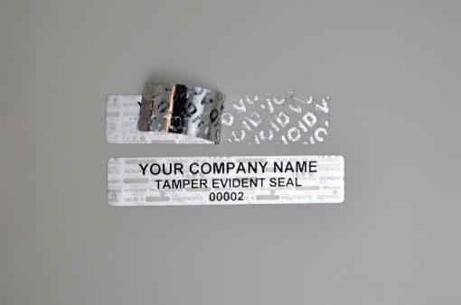 TamperMax®, Tamper-Evident Holographic Security Label Seal Sticker, Rectangle, 2" x 0.5" - Image 13