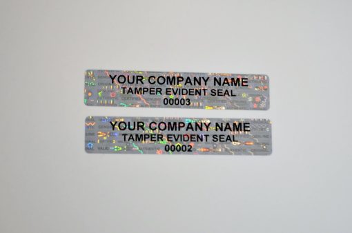 TamperMax®, Tamper-Evident Holographic Security Label Seal Sticker, Rectangle, 2" x 0.5" - Image 12