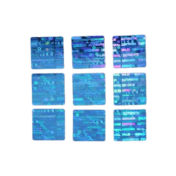 TamperMax®, Tamper-Evident Holographic Security Label Seal Sticker, Square, 0.5" x 0.5"