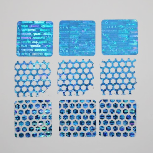 TamperMax®, Tamper-Evident Holographic Security Label Seal Sticker, Square, 0.75" x 0.75" - Image 5