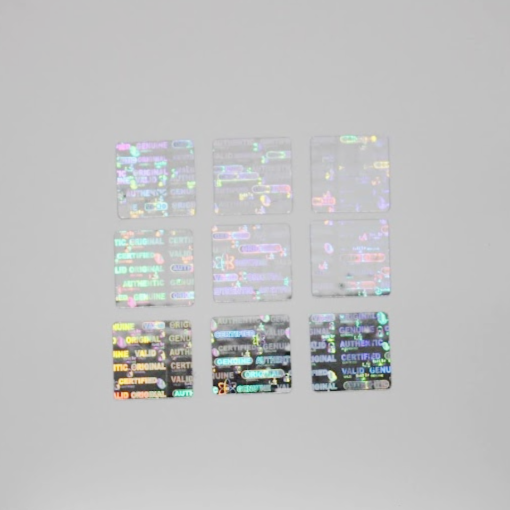 TamperMax®, Tamper-Evident Holographic Security Label Seal Sticker, Square, 0.5" x 0.5" - Image 6