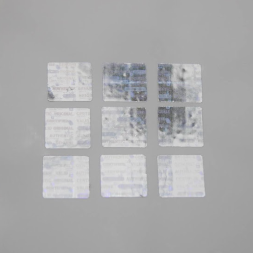 TamperMax®, Tamper-Evident Holographic Security Label Seal Sticker, Square, 0.5" x 0.5" - Image 5
