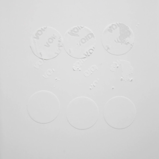 TamperVoid®, Tamper-Evident Security Label Seal Sticker, Circle, 0.75" Diameter - Image 2