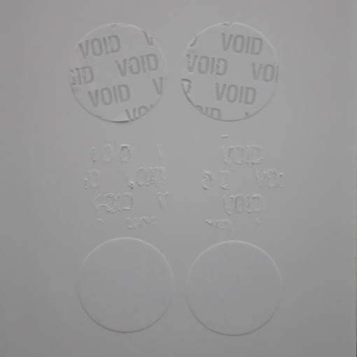 TamperVoid®, Tamper-Evident Security Label Seal Sticker, Circle, 1" Diameter - Image 9