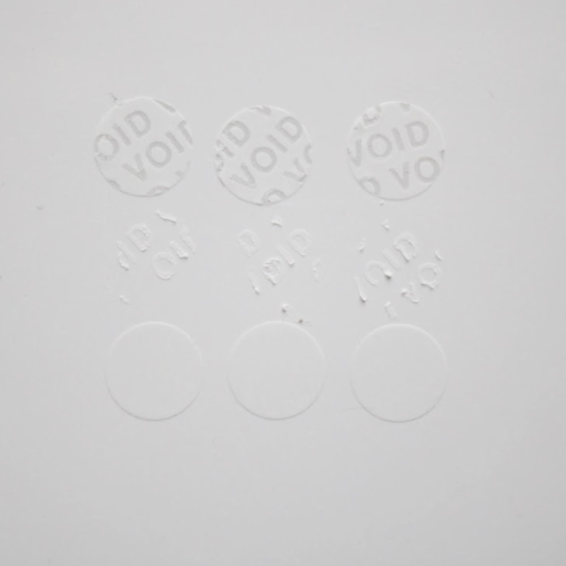 TamperVoid®, Tamper-Evident Security Label Seal Sticker, Circle, 0.5" Diameter - Image 10