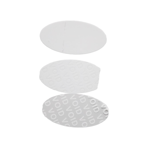 TamperVoid®, Tamper-Evident Security Label Seal Sticker, Oval, 0.75" x 1.5" - Image 5