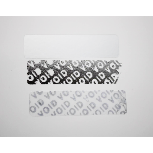 TamperVoid®, Tamper-Evident Security Label Seal Sticker, Rectangle, 2" x 0.5" - Image 2
