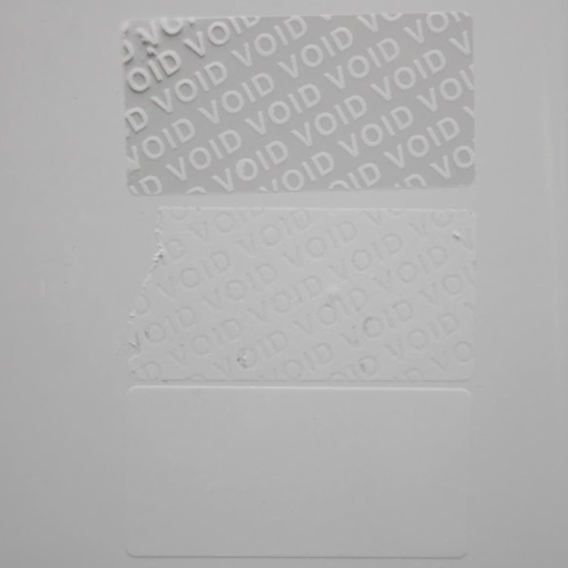 TamperVoid, Rectangle, White 2 x 1-2
