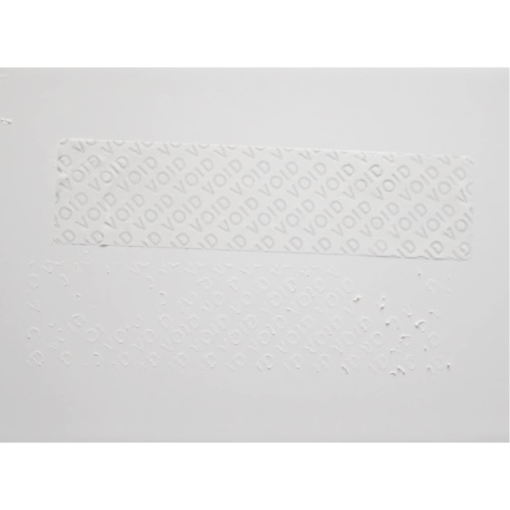 TamperVoid®, Tamper-Evident Security Label Seal Sticker, Rectangle, 4" x 1" - Image 3