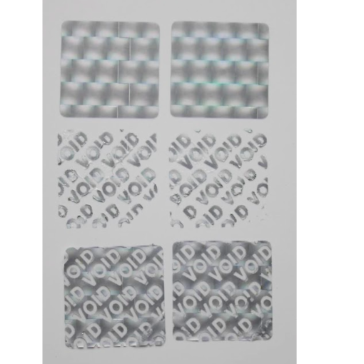 TamperVoid®, Tamper-Evident Security Label Seal Sticker, Square, 1" x 1" - Image 9