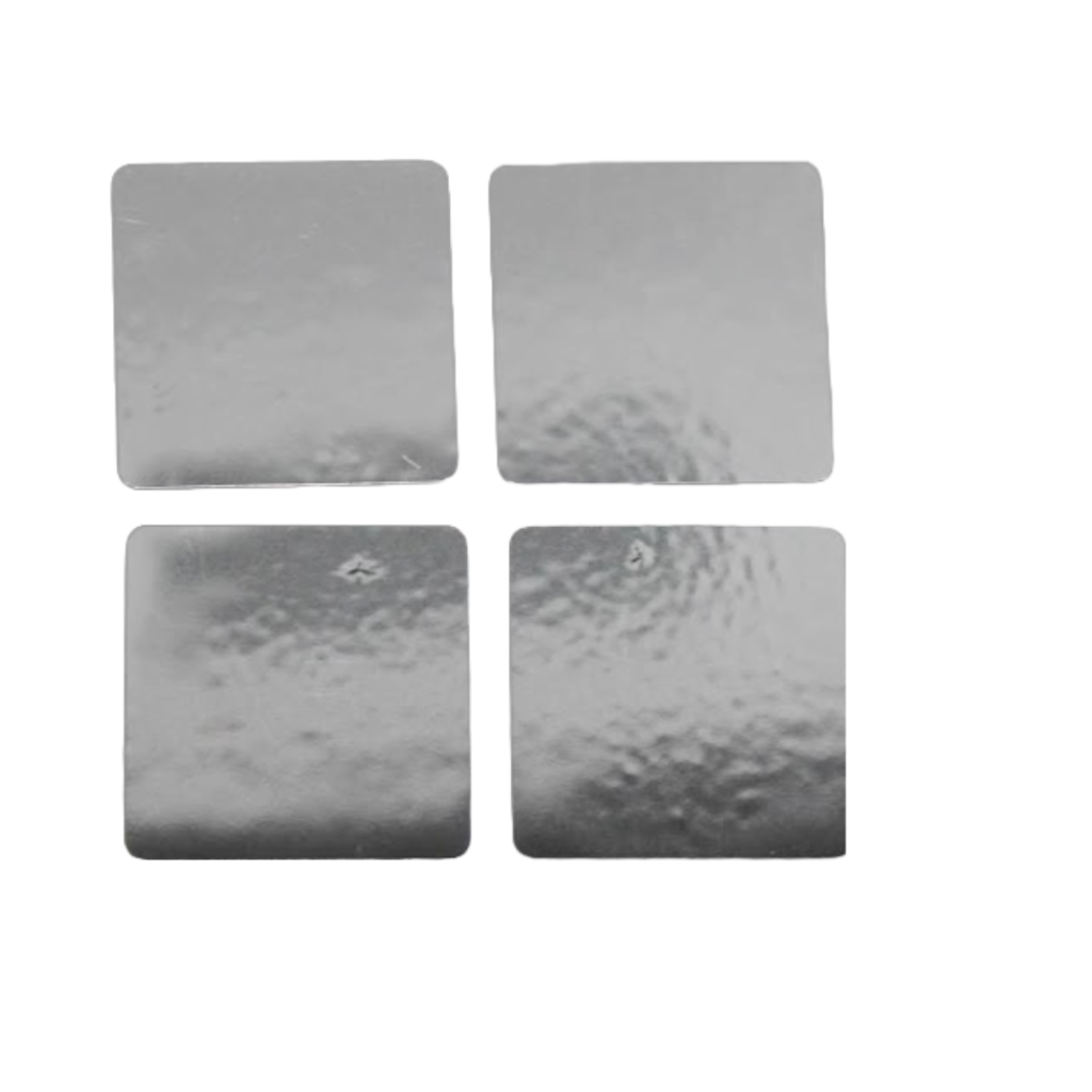 Metallic Security Square Labels