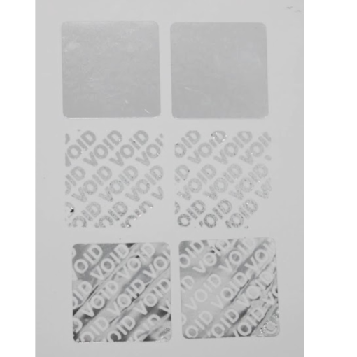 TamperVoid®, Tamper-Evident Security Label Seal Sticker, Square, 1" x 1" - Image 11