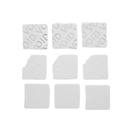 TamperVoid®, Tamper-Evident Security Label Seal Sticker, Square, 0.5" x 0.5" - Image 3