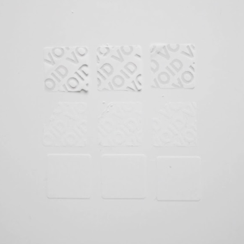 TamperVoid®, Tamper-Evident Security Label Seal Sticker, Square, 0.5" x 0.5"