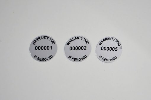 TamperVoid®, Tamper-Evident Security Label Seal Sticker, Circle, 0.625" Diameter - Image 3