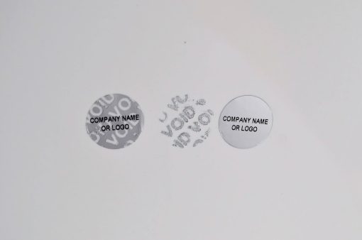 TamperVoid®, Tamper-Evident Security Label Seal Sticker, Circle, 0.625" Diameter - Image 2